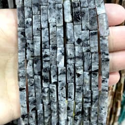 4*13MM Natural Stone Square Aventurine Tiger Eye Agates Crystal Jades Spacer Beads For Jewelry Making DIY Bracelet Accessories