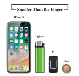 UNIWA J9 Mini Flip Phone with Push Button, Wireless Bluetooth Dialer, FM Magic Voice, Handsfree Earphone 2G Mini Phone For Kid
