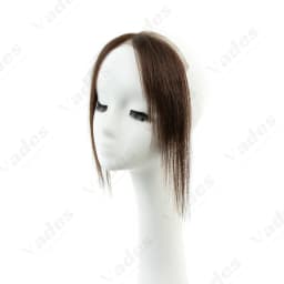 1Piece 100% Human Bangs Real Hairpiece Invisible Breathable Smooth Bangs for Women Daily Use Cover the High Hairline Sided
