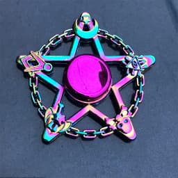 New Metal Rainbow Fidget Spinner Gradient Color R188 Mute Bearing EDC Hand Spinner Fingertip Gyro Anti-Anxiety Adult Toys Gifts