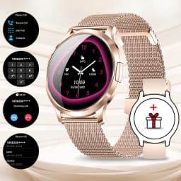 LIGE 2025 New Smart Watch For Women AMOLED HD Screen Watches IP68 Waterproof Heart Rate Monitor Ladies Utra-thin Smartwatch