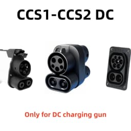 SUSUTOO CCS1 to CCS2 EV fast charging adapter Charger AC DC 1000V 400A and EV Charger Connector Type 1 to Type 2 Adapter