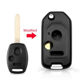 KEYYOU 2/3/4 Button Flip Folding For Honda Accord CRV Pilot 2007 2008 2009 2010 2011 2012 2013 New Modified Car Key Remote