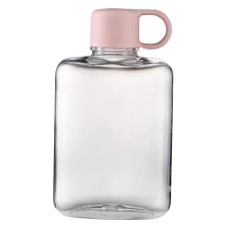 Water Botlte Flat Bpa Free Sport Clear Plastic Crystal Drinks Kettle Notebook Milk Juice Transparent Drinkware Birthday Gift