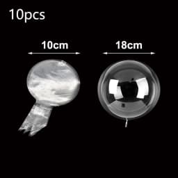 Bobo Balloon 50pcs 8 10 18 20 24 36 Inch Transparent Bubble Bobo Balloons LED Balloons Bobo Balls Wedding Birthday Party Decor