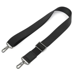 3.8cm Width Black Nylon Shoulder Bag Strap Adjustable Replacement Detachable Belt for Women Messenger Bag Handle Handbag Belt