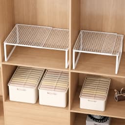 Stackable Telescopic Closet Shelf Retractable Expandable Wardrobe Divider Board Adjustable Layered Partition Cabinet Organizer