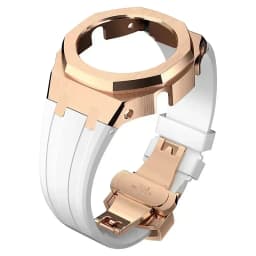 Mod Kit For Casioak GMAS2100 Stainless Steel metal Case Rubber Strap for Mod Kit GMA-S2100 4thGen Replacement shoc K Accessories