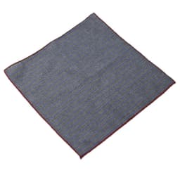 Solid Striped Brown Pocket Square 23CM Cotton Men's Suit Handkerchief Groom Host Hanky Wedding Party Chest Tie Suit Accessories