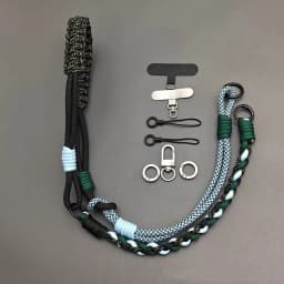 Multi-purpose Adjustable DIY Hand Braided Phone Lanyard Detachable Bag Strap Outdoor Anti-lost Shoulder Strap Accessories