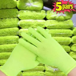 1/5Pairs Fluorescent Gloves Luminous Magic Party UV Bar Atmosphere Props Women Men Vocal Concert Glow in The Dark Neon Mittens
