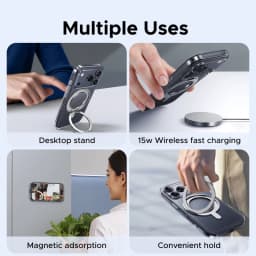 UGREEN for iPhone 17 Pro Max 360° Magnetic Stand Case Cover for iPhone 17pro for Magsafe Rotatable Magnet Kickstand Case