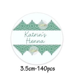 Custom Henna Water Bottle Labels Stickers Self Adhesive Candy Wrap Bridal Shower Decor Personalized Text