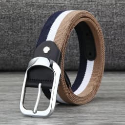 3.5cm Men's Fabric Canvas Webbing Man Belt for student Designer Men Leisure Trousers Belt for Jeans Belts Male Waist Belts