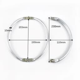 1-5Pcs Metal Kiss Clasp Purse Frame Cloud Bag Doctor Aluminium Tube Handle Buckle DIY Bags Clutch Handles Hardware Accessories