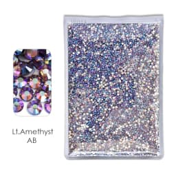 Bulk Wholesale AB Colours Big Package Non Hot Fix Rhinestone ss16 ss20 ss30 Flat Back Crystals Strass Stone For Nail Wedding