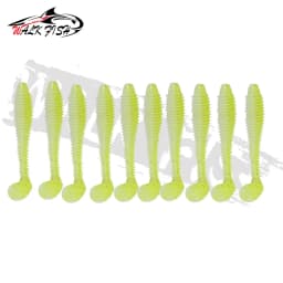 WALK FISH 10PCS 4.5cm-7.5cm Soft Plastic Fishing Lure Worm Baits Jigging Wobbler Fishing Lures Swimbaits for Saltwater Fishing