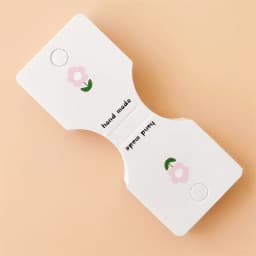 100pcs Handcrafted Jewelry Packaging Unique Folded Cards Holders for Necklace Bracelet Accessories Gifts and Retail Display