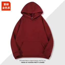 2026 Men's and Women's 600g Cotton Silver Fox Fleece Hooded Long Sleeve Sweatshirt Solid Color Couple's Fleece Hoodie