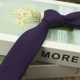 Solid Color Neck Tie Adjustable Cotton Elegant Men's Necktie Retro Color Apparel Accessories Business Suit Accessories