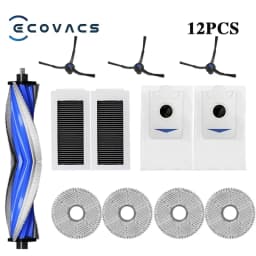 Ecovacs X5 OMNI / X5 PRO OMNI Robot Vaccum Replacement Parts Dust Bag Main Side Brush Filter Mop Accessories