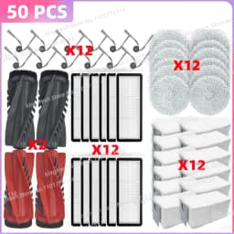 Fit For ( Roborock Qrevo 5AE / Qrevo C / Qrevo C Pro ) Parts Main Side Brush Dust Bag Mop Cloth Filter