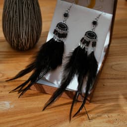 Bohemian Vintage Long Exaggerated Irregular Feather Earrings for Women Ethnic Gold Color Twist Leaf Asymmetry Earrings Jewelry