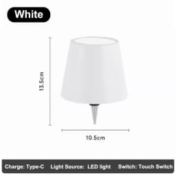 GGbingo LED Bottle Lamp USB Rechargeable Mood Desk Bottle Lamp 2000mAh Touch Stepless Dimmer RGB 3 Color RGB Table Night Light