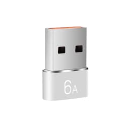 NNBILI 6A USB To Type C OTG Adapter 120W USB Male To Type-c Female Charger Converter for Macbook Samsung Adapter Data Transfer 