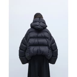 Stylish Silhouette~90% White Goose down Hooded down Jacket for Women, Curved Sleeve Puffer Coat, Thickened Outerwear, Winter 2025 New Model