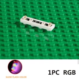 1PC DIY 1x4 Building Block Lamp Street Light Electric Decorate 1X1 LED Brick USB City Lighting