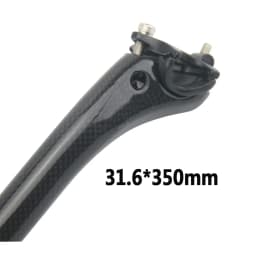 No Logo Carbon MTB Seatpost Bicycle Seat Post Offset 25mm Road Bike Seatpost 25.4/27.2/30.8/31.6mm Mountain Bike Seat Tube