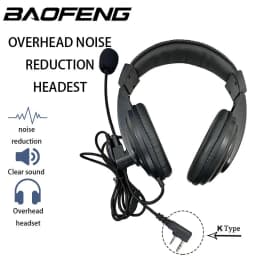 Walkie Talkie Headset Baofeng UV17 Pro Headphone K Type Quansheng UVK58 5RPlus M Type For Motorola GP88 GP68 Radios Accessories