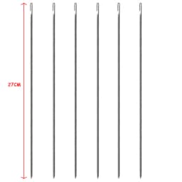 5pcs/lot Super Long Stainless Steel Beading Needles Easy Jewelry Making Tools Beading Pins for Beading DIY Jewelry Making 27CM