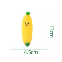 NeeDoh Groovy Fruit Squishy Toy TPR Banana Orange Strawberry Stress Relief Anxiety Relief Relaxing Accessory For Gift