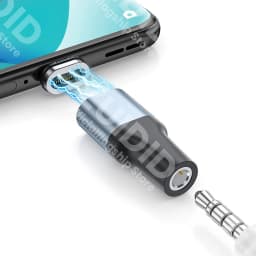 USB Type C to 3.5mm Earphone Magnetic Adapter Type C DAC Digital Audio HiFi 3.5mm Jack Aux Converter For Xiaomi Redmi Samsung