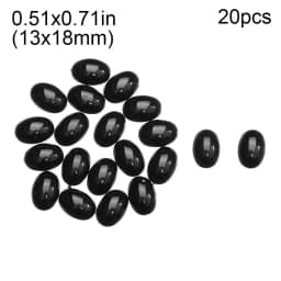 20/50pcs Crafts Plastic Oval Noses For Plush Dolls Toys For DIY Bear Animals Buttons Toys DIY Doll Safety Noses Accessories