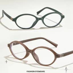 KANDREA Classics Small Frames Anti Blue Ray Myopia Glasses Women Retro Oval Reading Glasses Anti-reflection Prescription Eyewear