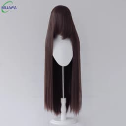 Very High Quality 600g 68 Colors 40 Inch 100cm Long Straight Cosplay Wig With Bangs Heat Resistant Hair Anime Wigs + Wig Cap
