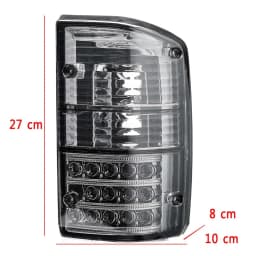 Rear Bumper LED Tail Light For Nissan Patrol GQ Y60 GR 1987-1997 Car Accessories Fog Led Red Smoked Brake Stop Turn Signal Lamp