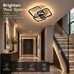 Modern Baked Enamel Finish LED Ceiling Lamp 3 Color Temperature Corridor Lights Balcony Lamps Bedroom Living Room 110V-240V