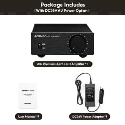 AIYIMA A07 Premium Amplifier TPA3255 Power 300Wx2 Class D Digital Audio Amp HiFi 2 Channel Stereo Sound Hifi Home Amplifiers