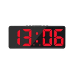 Creative Number Clock Color Nightlight Temperature Calendar Alarm Clock LED Large Number Electronic Clock Backlight Home Decor