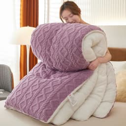 New Super Thick Winter Warm Blanket for Bed Artificial Lamb Cashmere Weighted Blankets Soft Comfortable Warmth Quilt Comforter