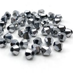 Faceted Austria 3 4 6mm Bicone Crystal Beads Spacer Glass Beads for Bracelet Necklace DIY Jewelry Making