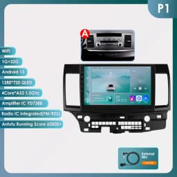 4G Carplay Android Auto Multimedia for Mitsubishi Lancer 2007-2017 Autoradio car intelligent systems 2din Screen 7862 Head Unit