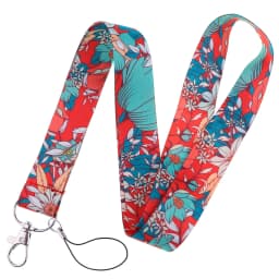 LB3010 Pink Love Neck Strap Lanyard for Key ID Card Cell Phone Straps USB Badge Holder DIY Neck Strap Hang Rope Rainbow Keychain