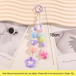 Strawberry Bag Charm Delicate Cute Key Chain 3d Pink Strawberry Key Chain Sweet Resin Key Ring For Christmas Gift Backpack