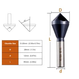 M35 HSS-Co Cobalt TiAlN Coated Countersink Drill Bit 90 Degree Deburring Chamfer Tool Oblique Hole Cutter 2-5 5-10 10-15 15-20mm