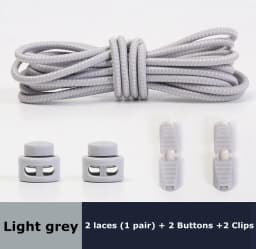 1Pair Colored Dots Round Shoelaces Elastic Plastic Lock Hiking Sports No Tie Shoelace Adult Children Shoe Accessories Lazy Lace